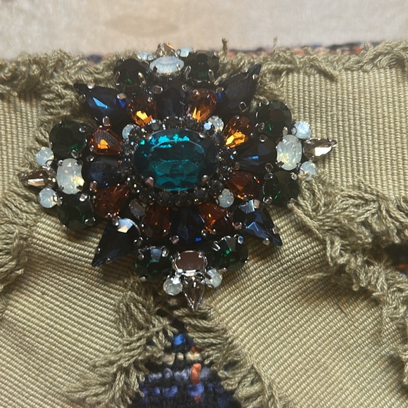 NWOT CHRISTINA SABATINI TWEED CROSS BODY BAG - Picture 3 of 6